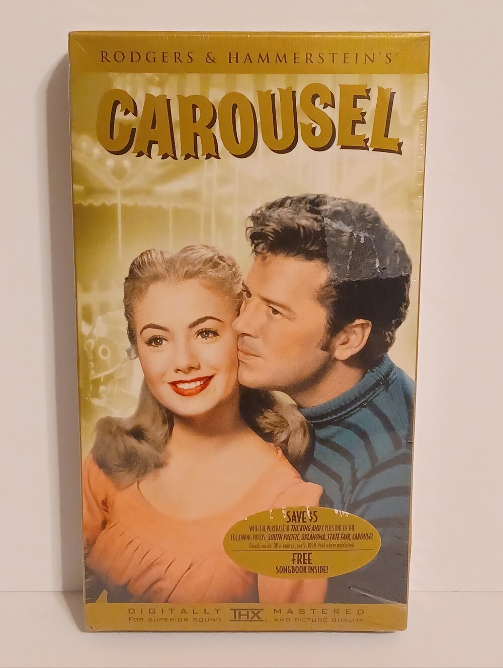 Rodger’s & Hammerstein’s Carousel 1956/2002 Musical VHS Cassette Tape 128 Mins.
